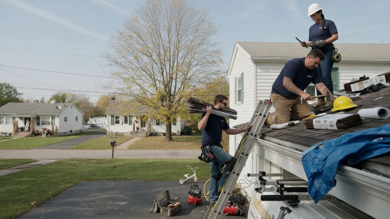 Local Roofing Contractors in Crossville, IL near me